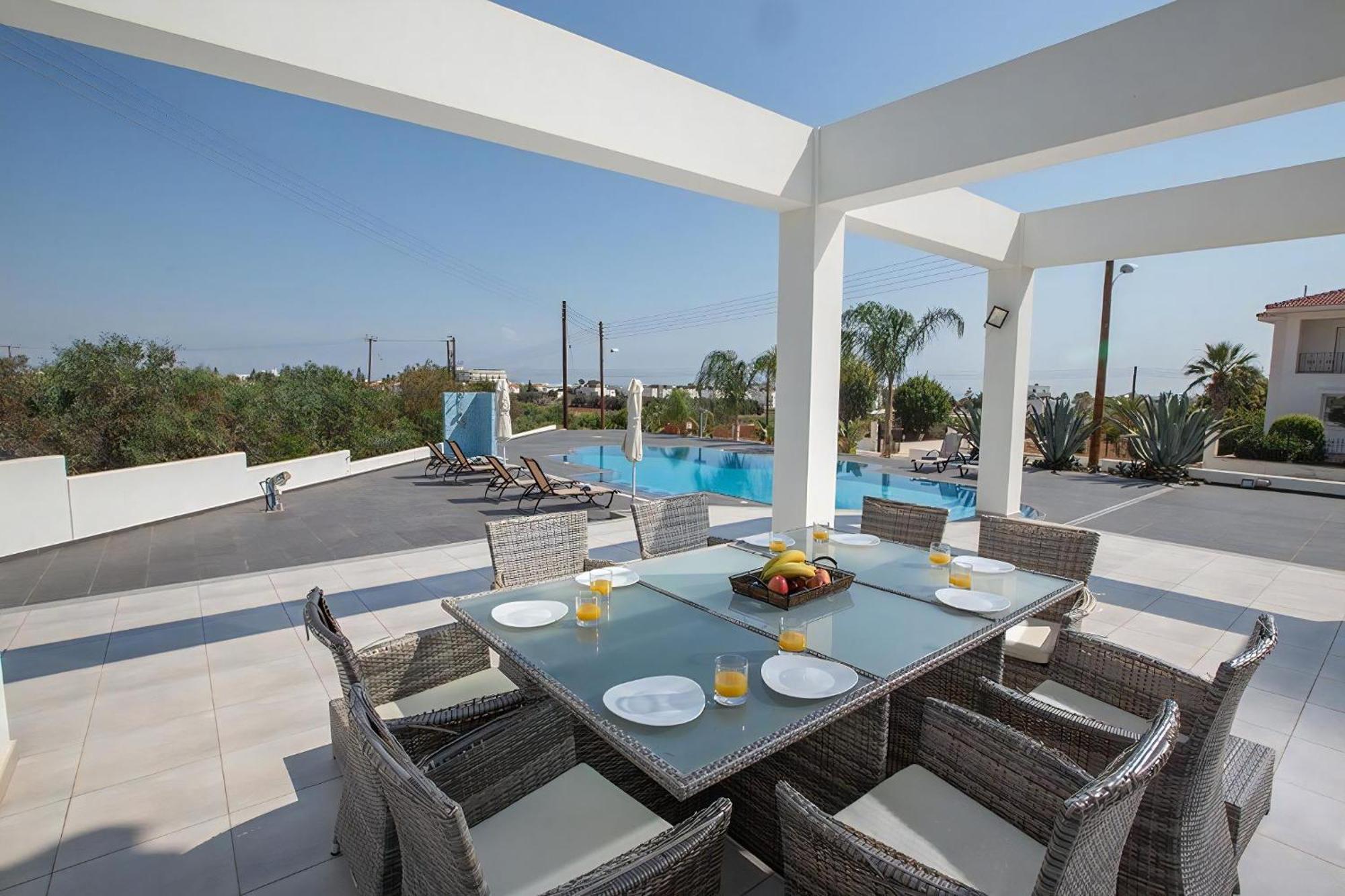 Villa Protara Chrysos - Beautiful 5 Bedroom Protaras Villa - Walking Distance To Fig Tree Bay Kültér fotó